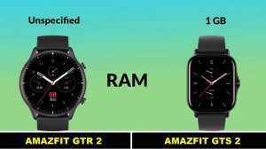 AMAZFIT GTR 2 VS AMAZFIT GTS 2