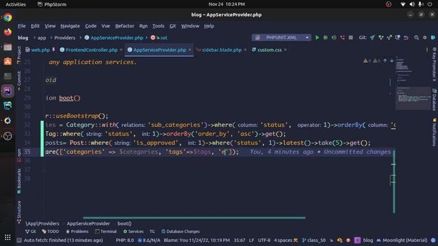 Laravel 9 Blog Project | Part -11 | Post CRUD | Frontend | Web Learn BD