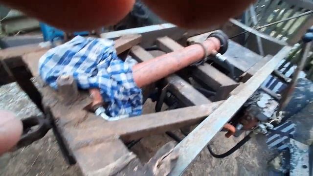 Самодельный дровокол/ОБЗОР/конструкция/размеры