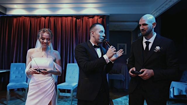 Конкурс на свадьбе "Гонщики формулы 1" Классный интерактив на празднике в Омске Ведущий на юбилей др