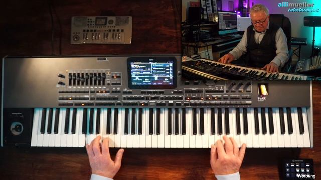 KORG Pa1000/4X - "La Paloma" - im Orchester-Sound # 810 смотреть онлайн