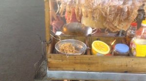 Чудо-блюдо, сушеный кальмар, зажаренный в масле