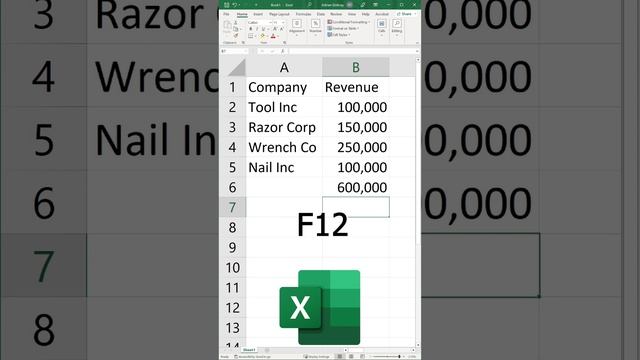 Excel Hotkeys for Saving Workbooks!