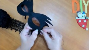 DIY/МК Как сделать карнавальную маску со старых очков. Carnival mask with old glasses