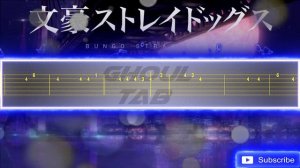 Bungou Stray Dogs Season 2 Opening - Reason Living (Guitar Tab 譜 Tutorial)