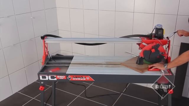 Wet Saw Tile Cutter Cortador Eléctrico RUBI DC 250 1200 смотреть онлайн