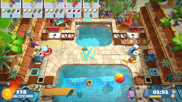 Overcooked 2 - Surf n turf 1-4 2 players 4 stars