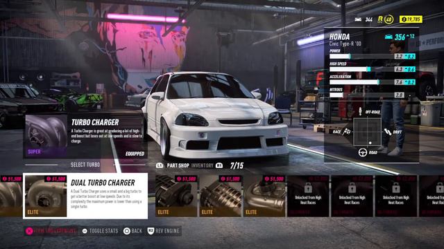 Nfs - Heat Honda Civic Type-R Drifting смотреть онлайн