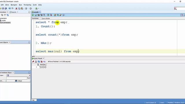 Aggregation Functions in Oracle/SQL смотреть онлайн