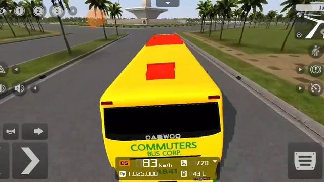 Bussid Mod Commuters Bus Corp, Daewoo BS106 смотреть онлайн