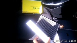 Opel Astra J GTC замена салонного фильтра и дезинфекция кондиционера