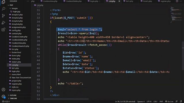 Display List of Records using PHP MySQL | #fullstackdevelopers | #phpprogramming | #phptutorials