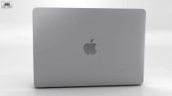 Apple MacBook Space Gray 3D model by Humster3D.com