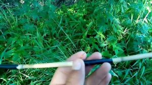 Рыбалка на поплавок. Удочка своими руками. Рыбалка на самодельную удочку.