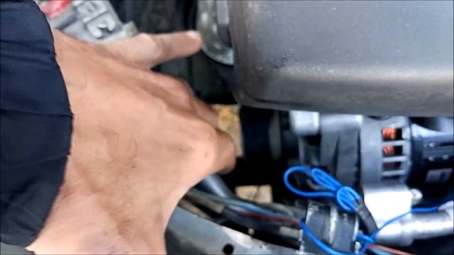 Как снять генератор  Приора люкс с кондиционером