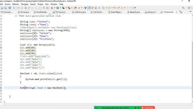 Collection Framework in Java | List | Set | Map | Difference between Set vs List