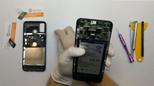 Замена стекла экрана tecno spark 6 go