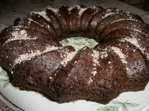 Супервлажный шоколадный пирог (без яиц)