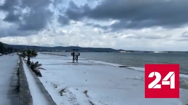 Турецкий курорт засыпало снегом - Россия 24 