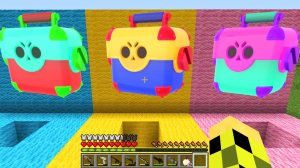 ВЫБЕРИ ПРАВИЛЬНУЮ ЯМУ МЕГАЯЩИК БРАВЛ СТАРС В МАЙНКРАФТ BRAWL STARS MINECRAFT