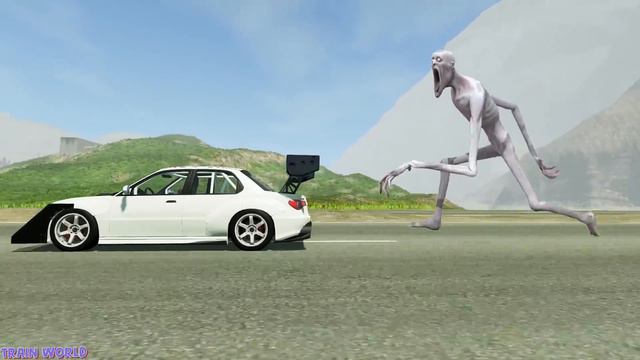 Escape From The Shy Guy (SCP-096) - Beamng Drive | TrainWorld #1 смотреть онлайн