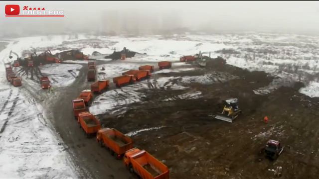 Работы по расчистке научно-технологической долины МГУ в Москве