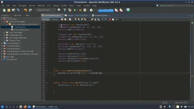 Crear Formularios en Java Swing, Netbeans con SOLO CÓDIGO. parte 2 смотреть онлайн