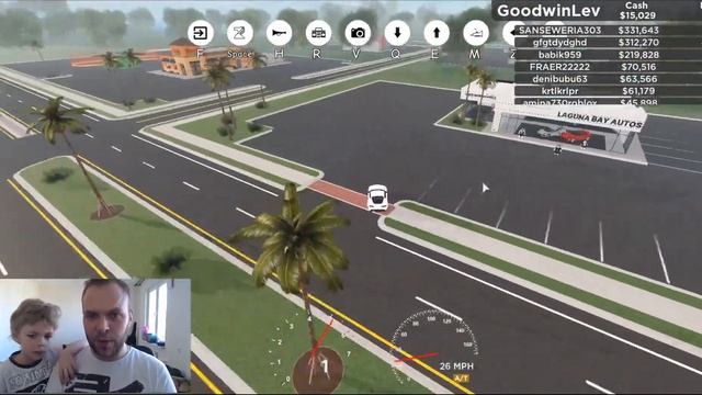 GGTV - Гудвин Лев покупает тачку, а Папа готовится к гонкам в ROBLOX Vehicle Legends смотреть онлайн