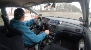 Lancer 9 Turbo Тест 2 на ДОСТОЧКАХ оторвали БАМПЕР