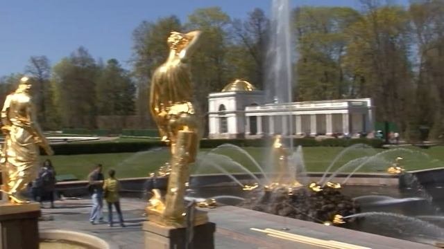 Фонтаны Петергофа.