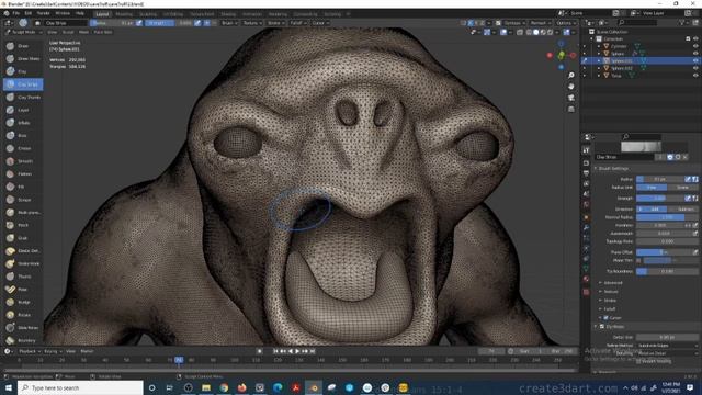 Sculpting Creatures in Blender: Cave Troll смотреть онлайн