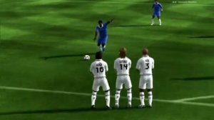 Fifa 09 Drogba free kick full graphic details