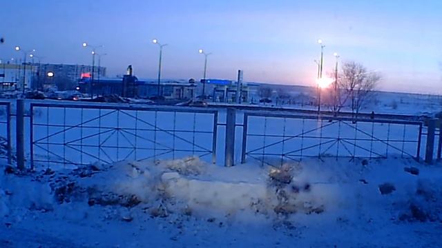 Челябинский метеорит - вид из Оренбурга