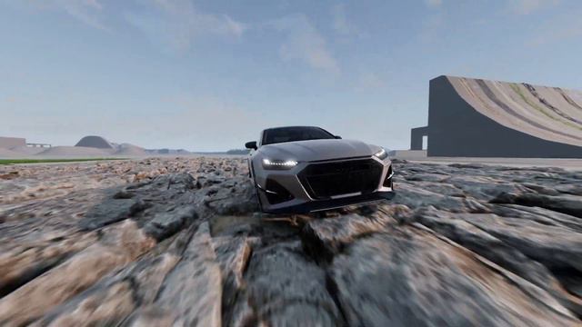 CARS vs STONES 200 km/h CRASH TEST #3 - BeamNG.Drive смотреть онлайн