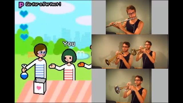Remix 4 - Rhythm Heaven [Trumpet/Flute Cover] смотреть онлайн