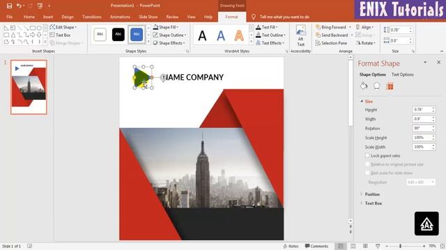 Graphic Portfolio Design - How to make Portfolio - PowerPoint Tutorial