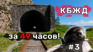 Пеший обзор КБЖД за 49 часов! Снова байкальские нерпы! Часть 3