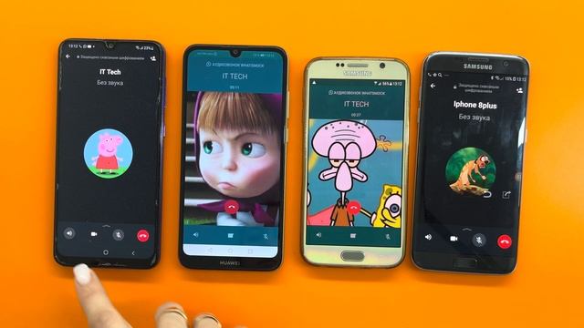 Incoming & Outgoing Call WhatsApp vs Fake Call WhatsApp Samsung Galaxy S6/S7/A30s vs Huawei Y6 смотреть онлайн
