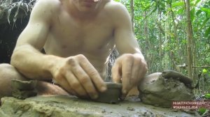 Primitive Technology. Соломенно-грязевая хижина