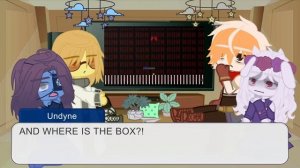 ➠ Undertale reacts to vhs Sans fight ? gacha club ? gcrv ? reaction video ? gcmv