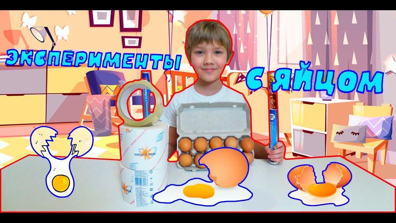 Эксперимент с яйцом разобьется или нет...