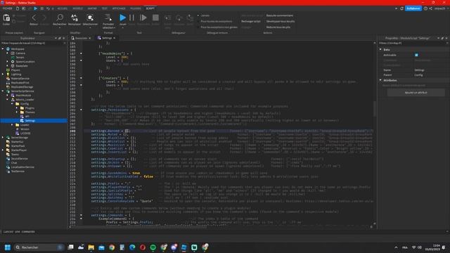 Configurer Adonis (Système Admin Roblox) смотреть онлайн