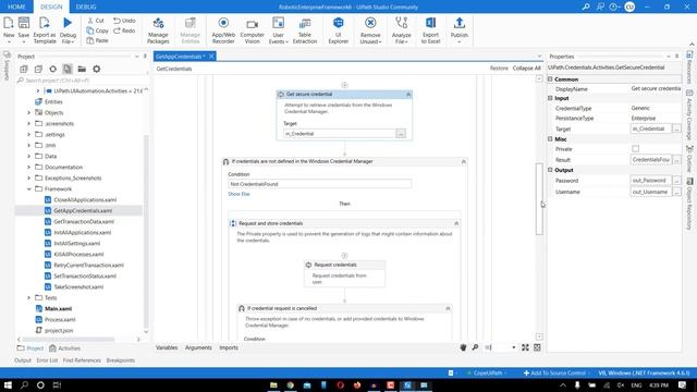 GetAppCredential in ReFramework смотреть онлайн