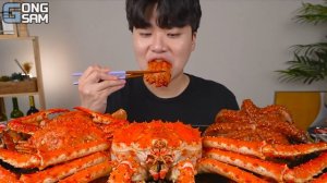 Good Food - MUKBANG 해물찜 _ 대왕 문어 _ 킹크랩 FIRE Noodle _ Spicy Seafood _ Octopus _ King crab EATING SOUND