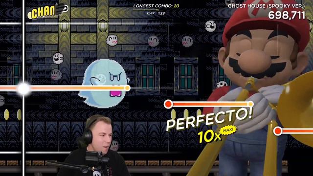 Mario plays the Ghost House Theme on Trombone смотреть онлайн