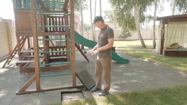Укладка резинового покрытия. Как укладывать резиновую плитку? Травмобезопасное покрытие в ландшафте смотреть онлайн