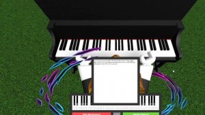 It's just a burning memory Roblox. (Piano sheet)