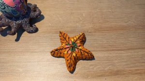 ИЗ ГЛИНЫ ОСЬМИНОГ И МОРСКАЯ ЗВЕЗДА / Gingerbread Octopus and starfish made of clay