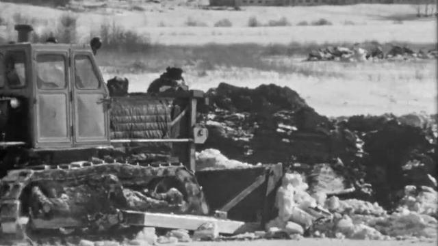 Мелиоративный отряд совхоза, 1973.