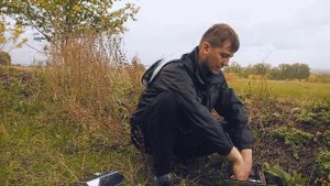 Копченый мясной рулет в походной коптильне "Подорожник"